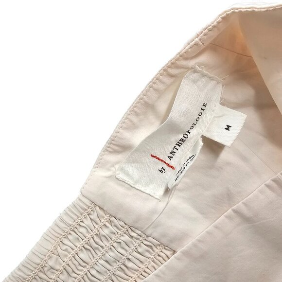 Anthropologie Draped Poplin Midi Skirt - Light Pink, Ruched, Size M, NWT - Picture 8 of 8